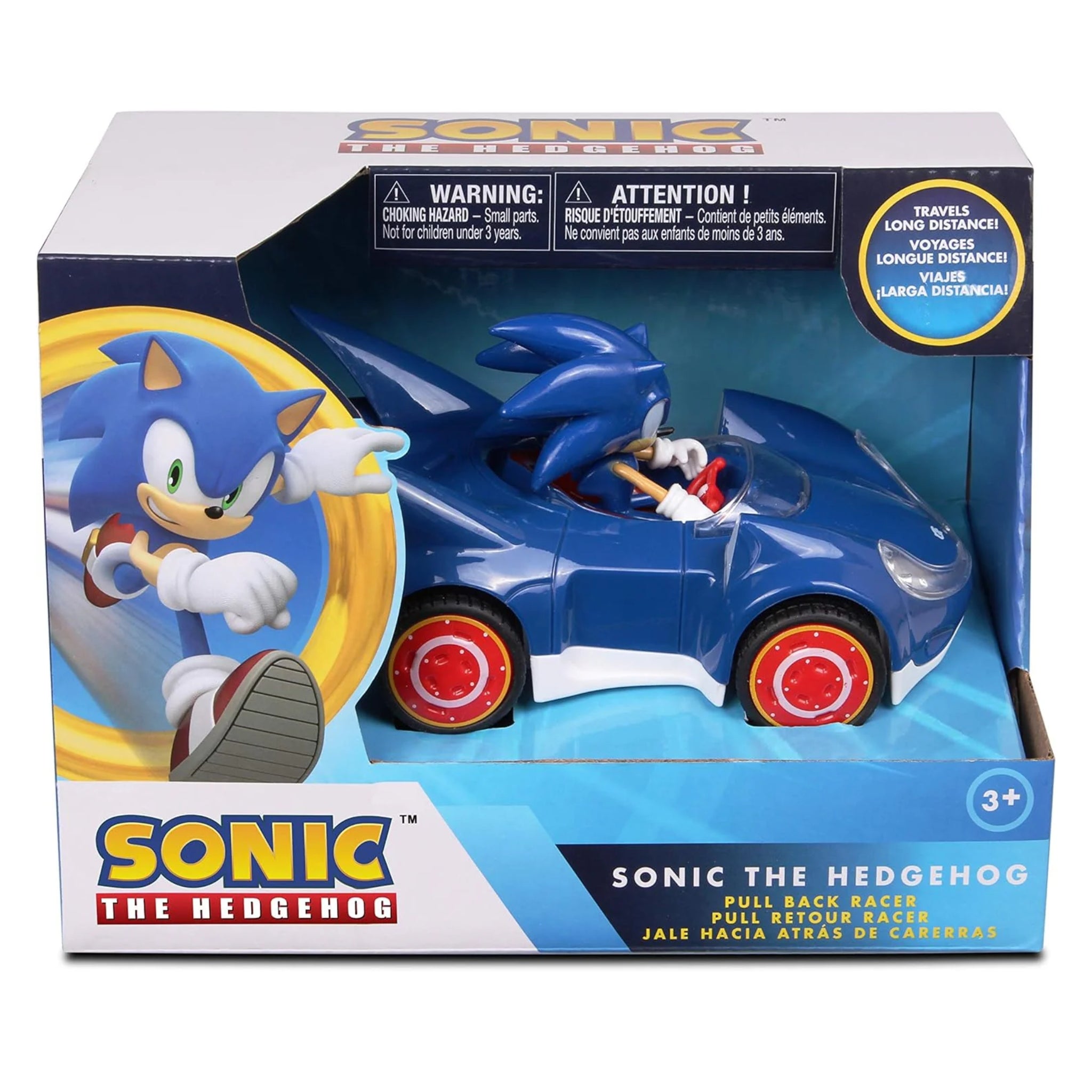 SONIC THE HEDGEHOG PULL BACK RACER