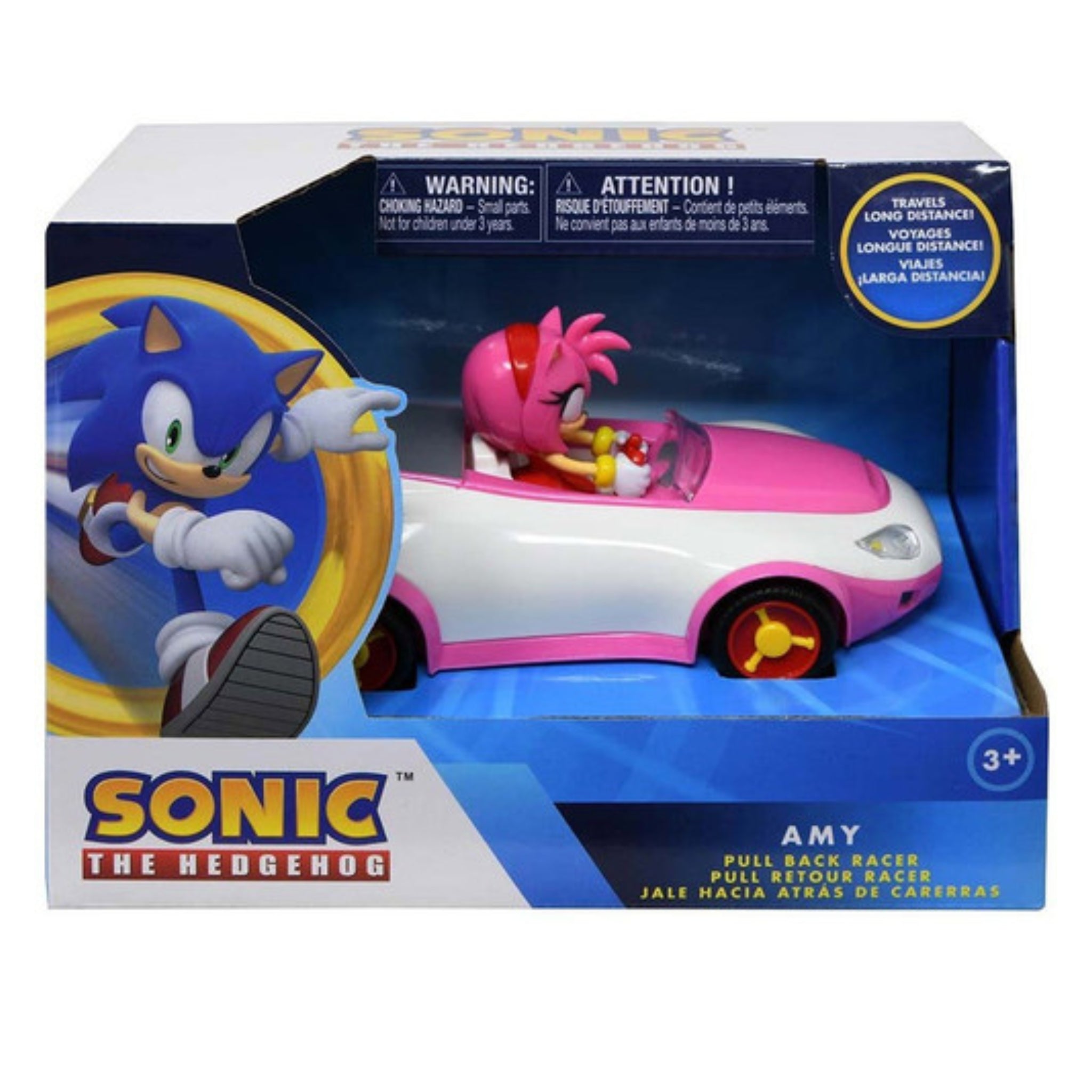 SONIC PULL BACK RACER AMY ROSE